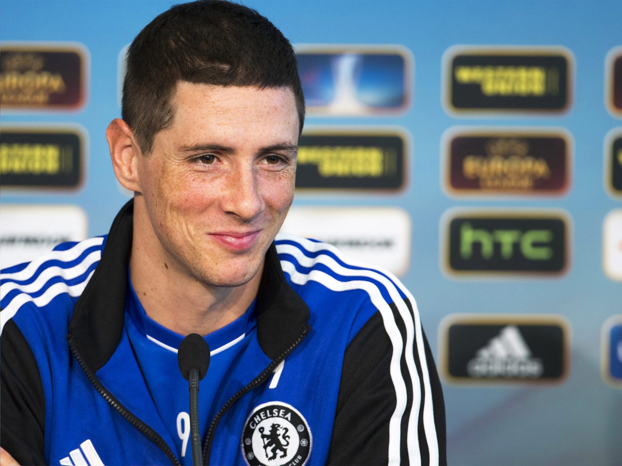 Chelsea striker Fernando Torres says he feels at home at the club