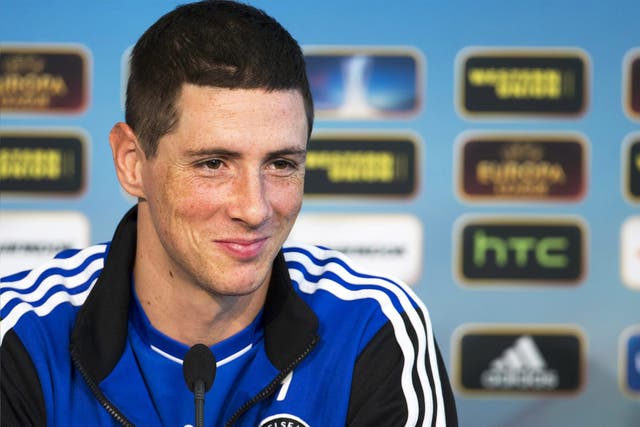 Chelsea striker Fernando Torres says he feels at home at the club