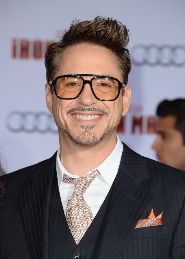 Robert Downey Jr at the Hollywood premiere of Iron Man 3