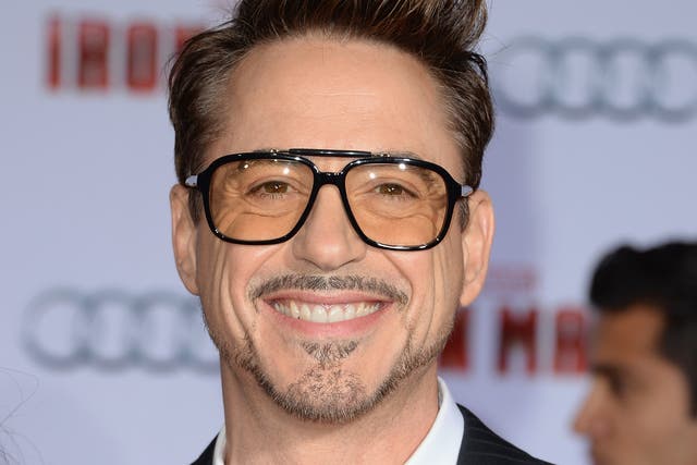 Robert Downey Jr at the Hollywood premiere of Iron Man 3