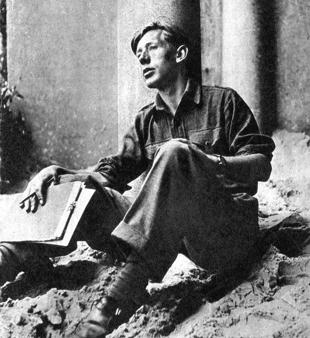 Laurie Lee, author of 'Cider with Rosie' (1959)