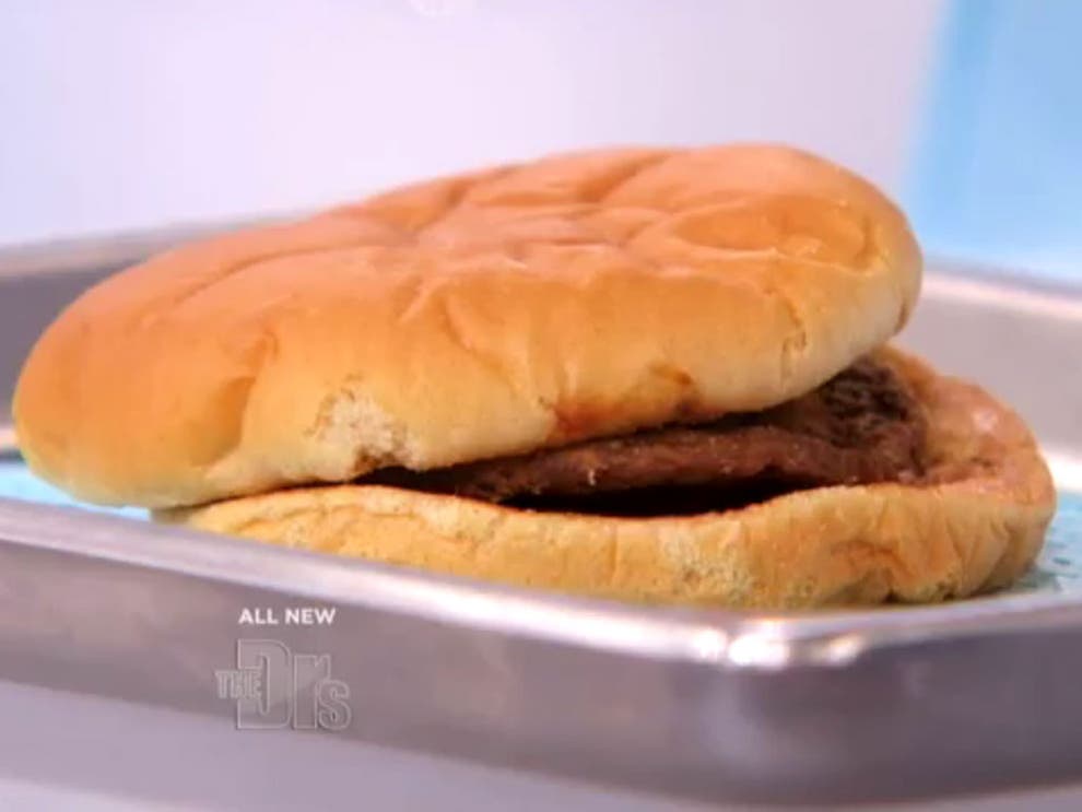 14 years after it was made the 'World's oldest hamburger' looks like it ...