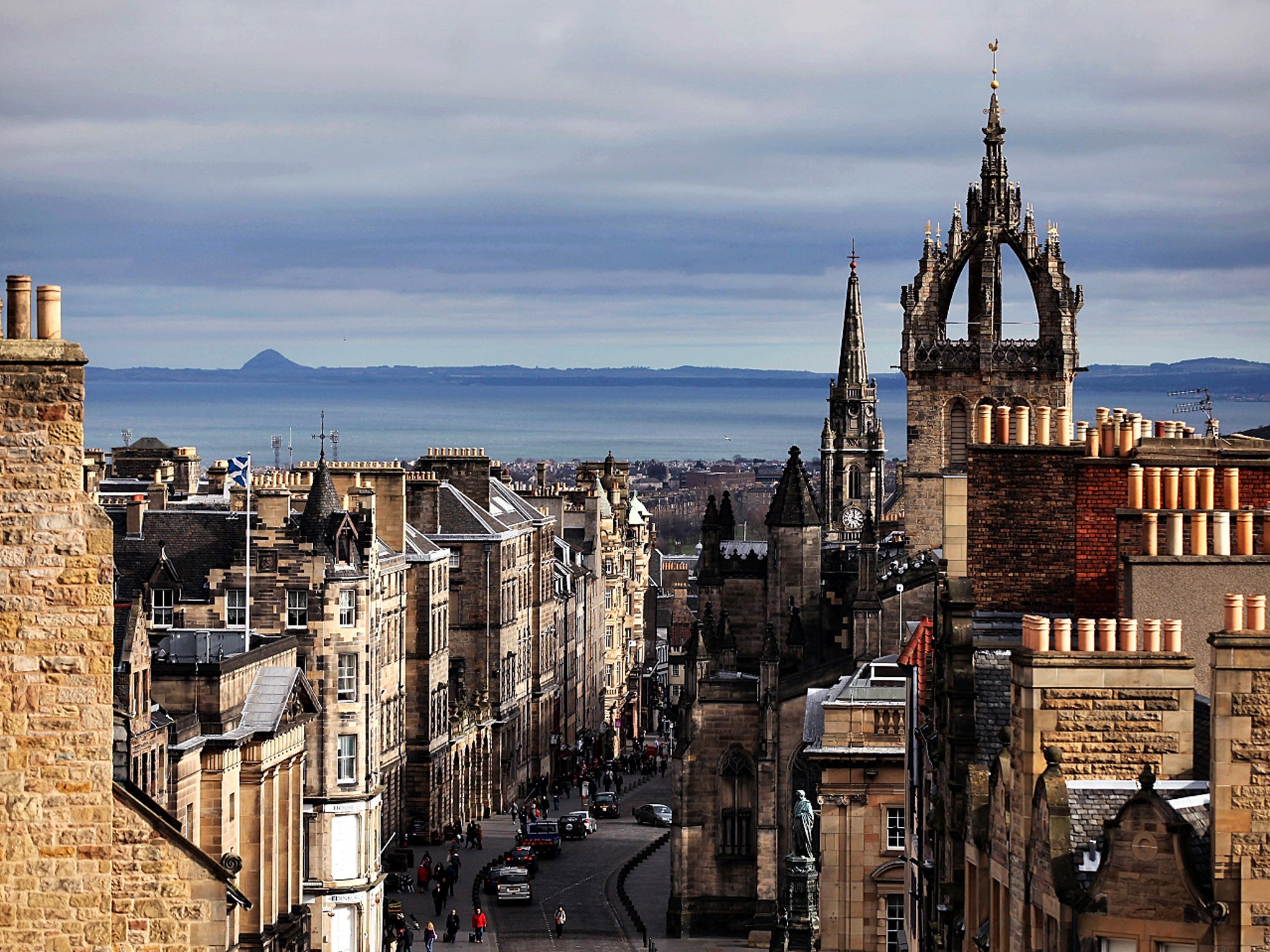 High point: the Royal Mile in Edinburgh's Old Town