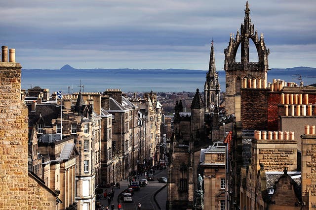 High point: the Royal Mile in Edinburgh's Old Town
