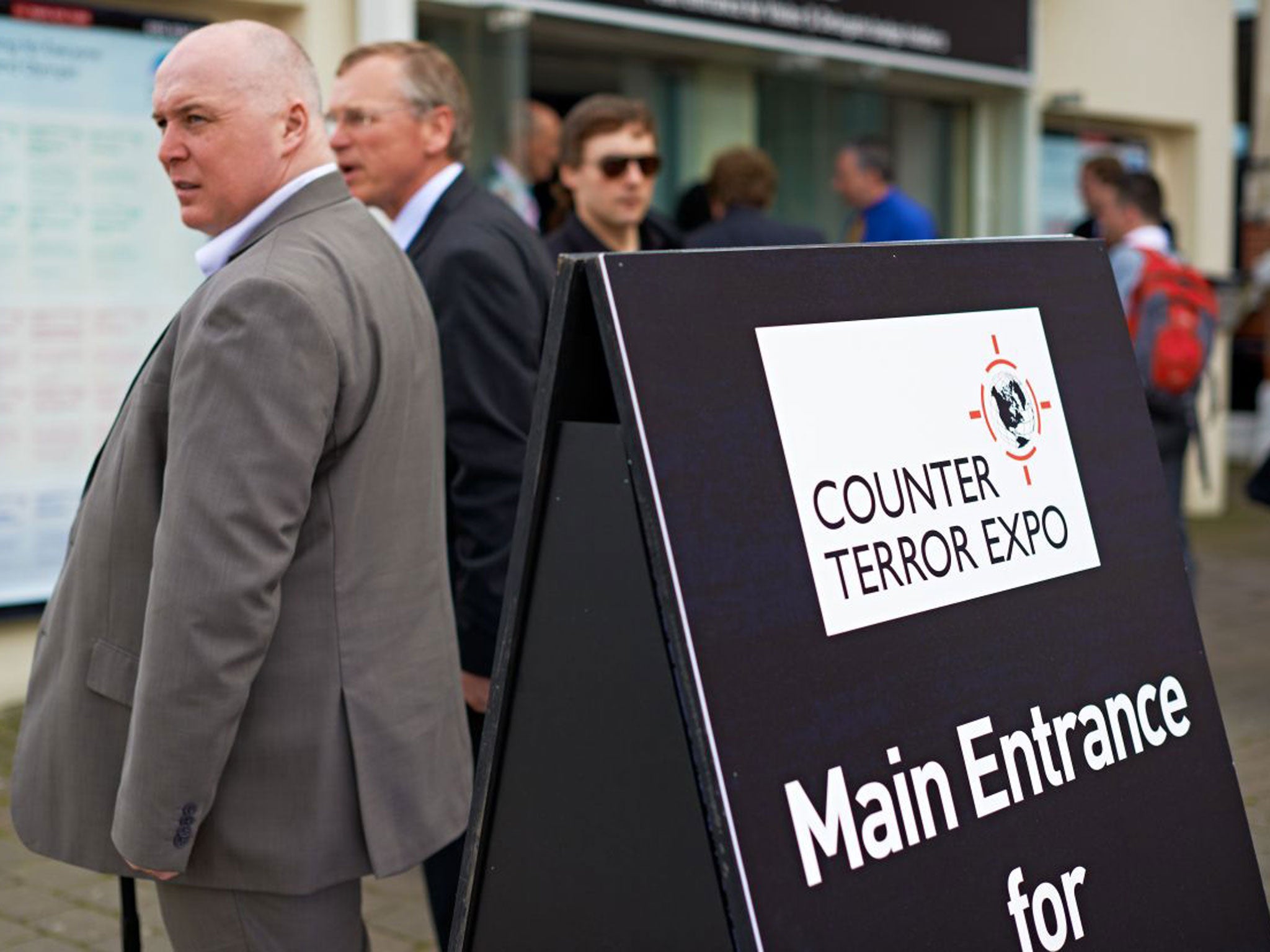 The entrance to London’s Counter Terror Expo