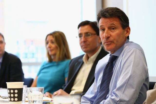 Sebastian Coe has overseen a drastic 50 per cent cut in the number of staff employed by the British Olympic Association
