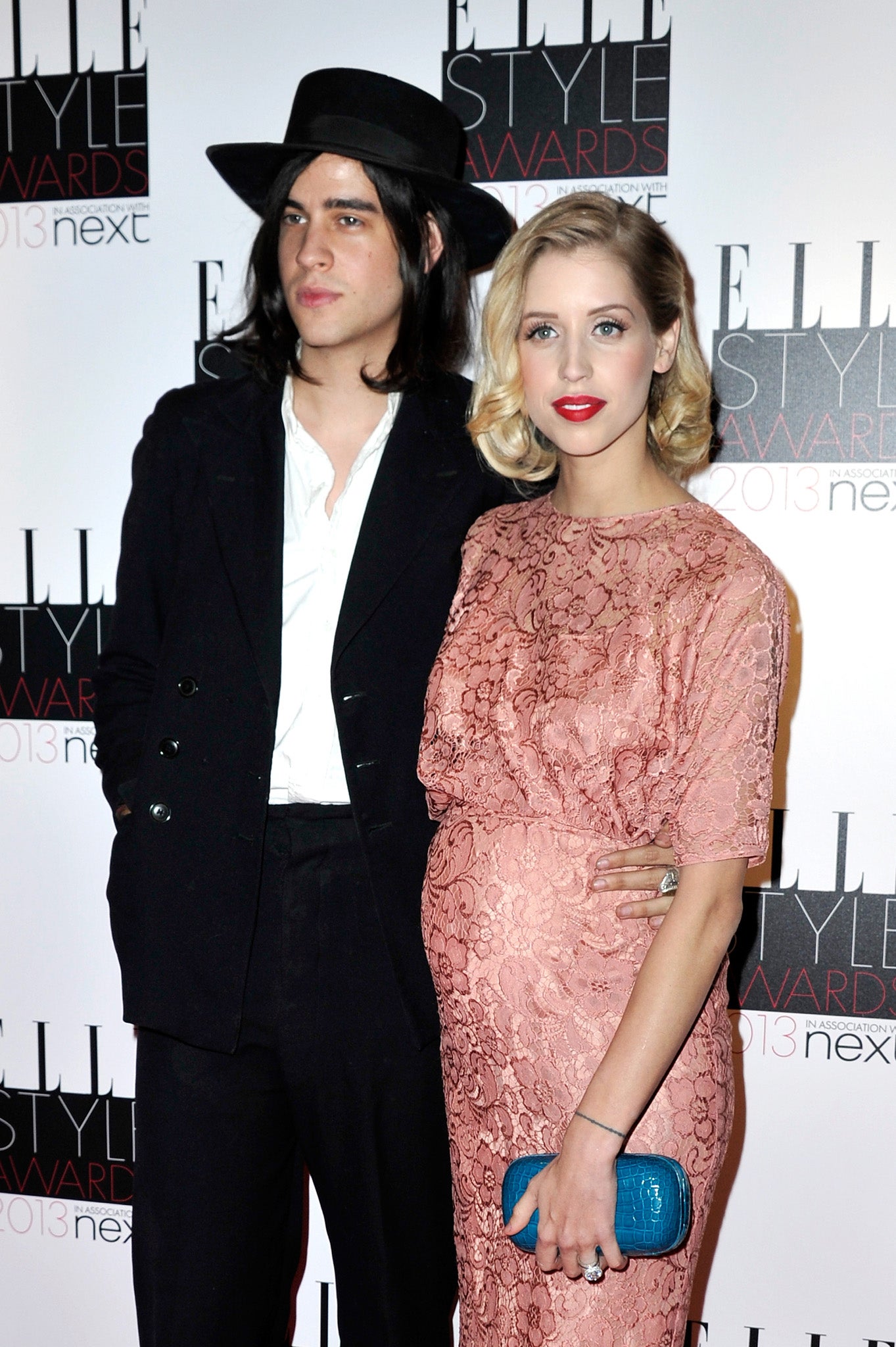 Thomas Cohen and Peaches Geldof attend the Elle Style Awards at The Savoy Hotel on February 11, 2013 in London