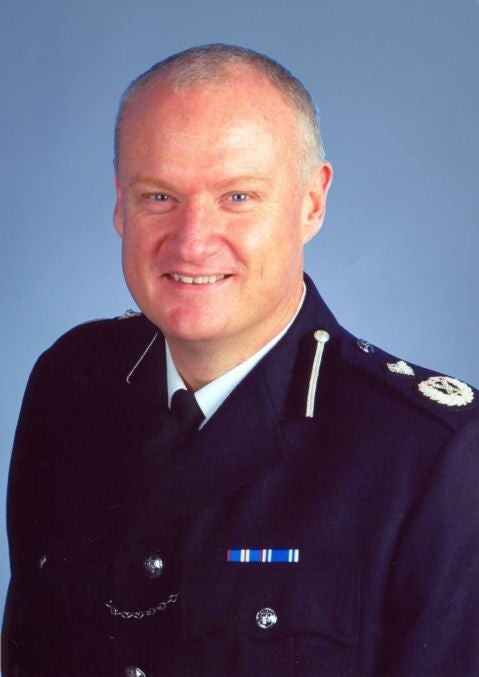 A photo issued by Hampshire Police of its new Deputy chief Constable Craig Denholm, who was previously in the same role for Surrey Police