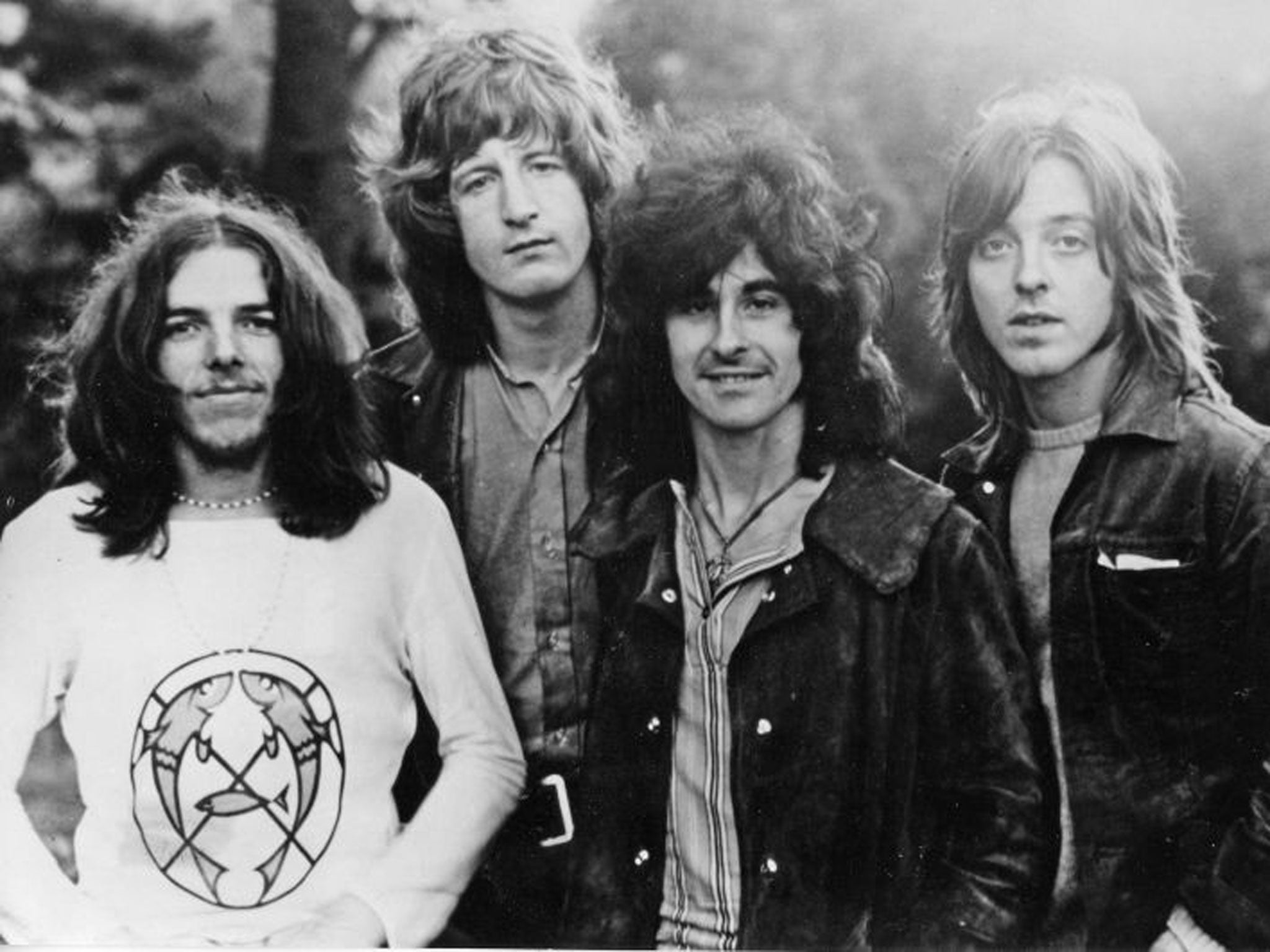 Badfinger in 1971: from left, Mike Gibbins, Pete Ham, Tom Evans and Joey Molland