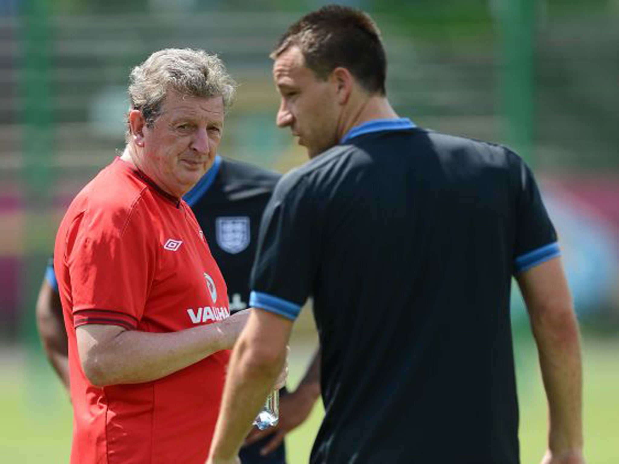 England manager Roy Hodgson (left) has always wanted John Terry in his side