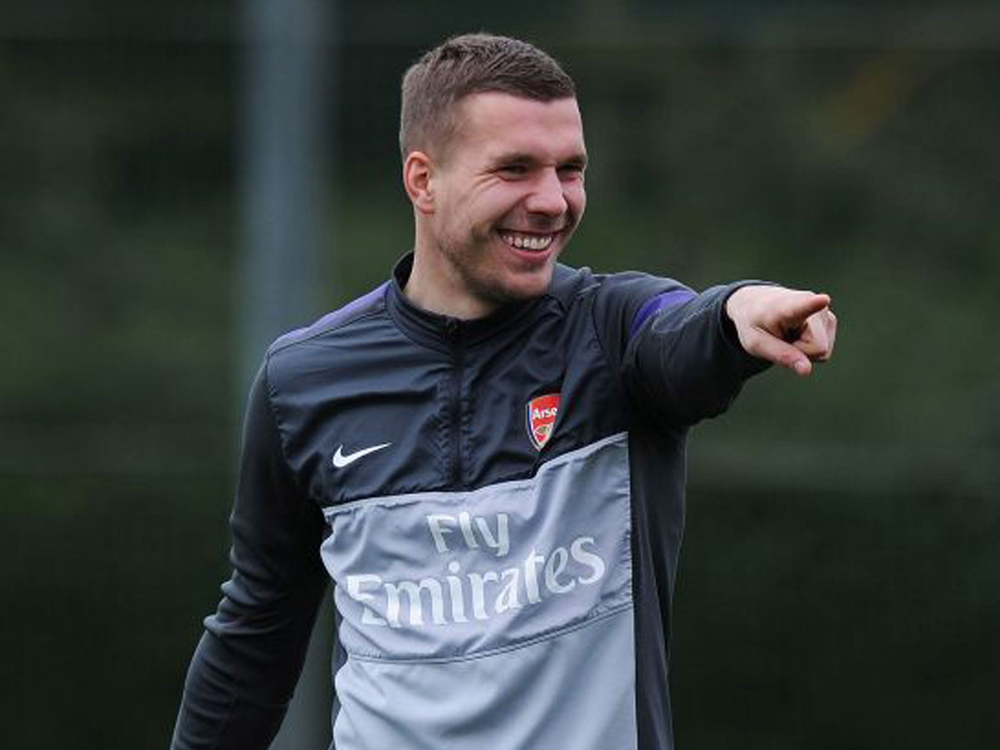 Lukas Podolski is likely to start in place of Olivier Giroud