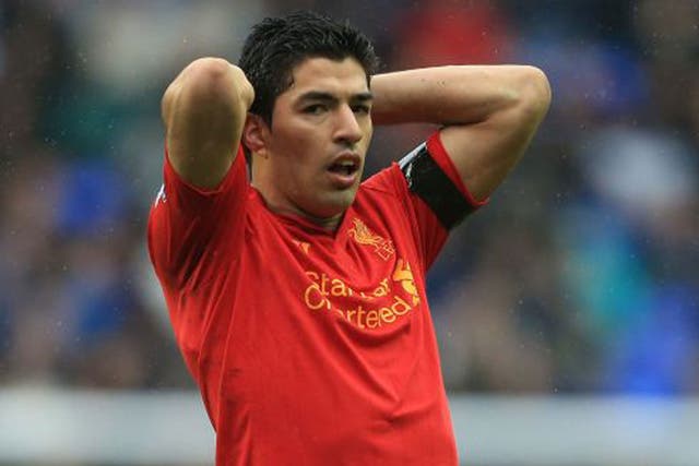 Luis Suarez will not play for Liverpool again until October 