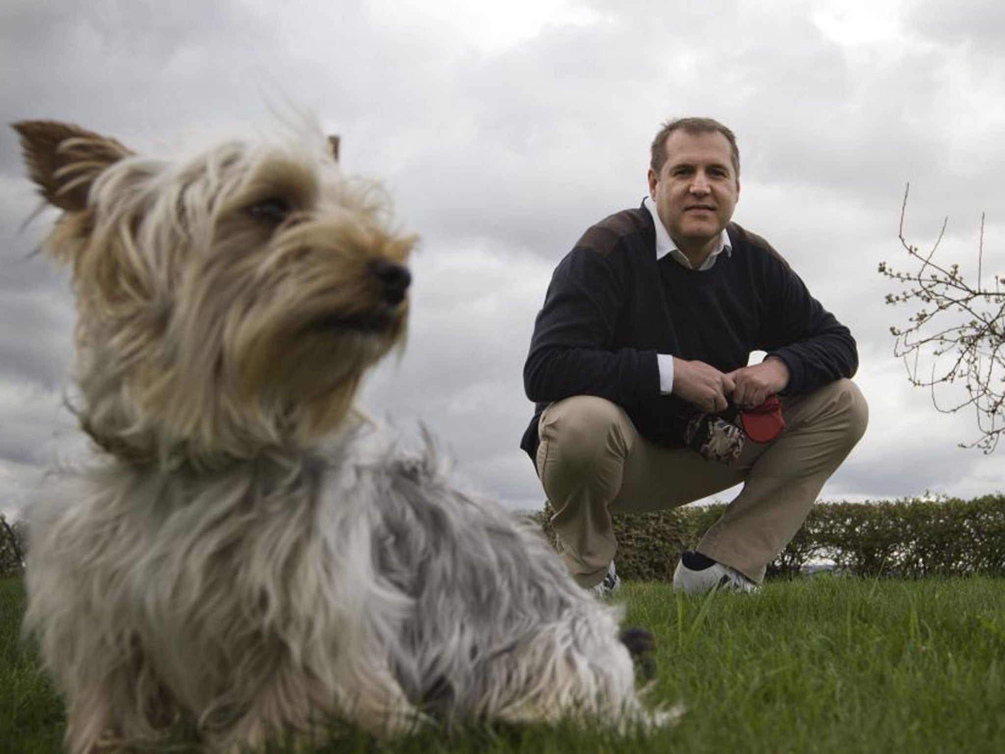 Paws for thought: Gary Downie, founder of Streetkleen, isn’t one to shy away from dog mess