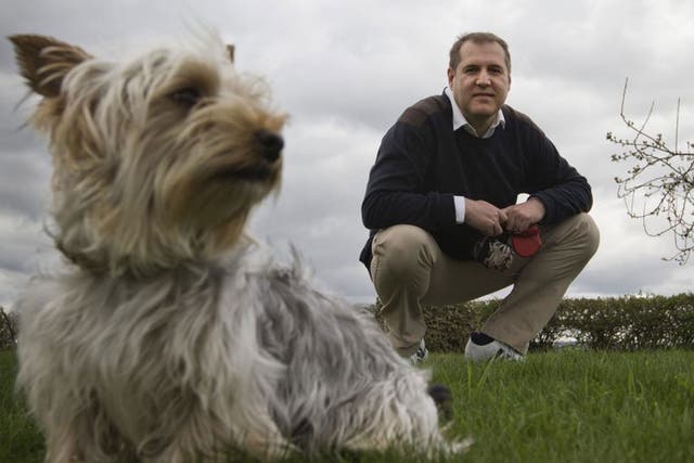 Paws for thought: Gary Downie, founder of Streetkleen, isn’t one to shy away from dog mess