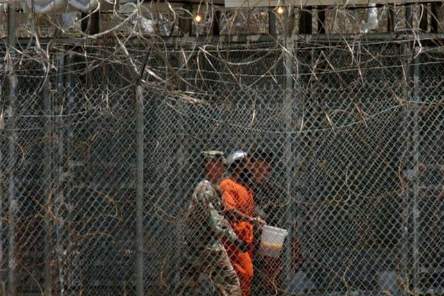 100 of 166 inmates are now taking part in a hunger strike protest against their indefinite detention