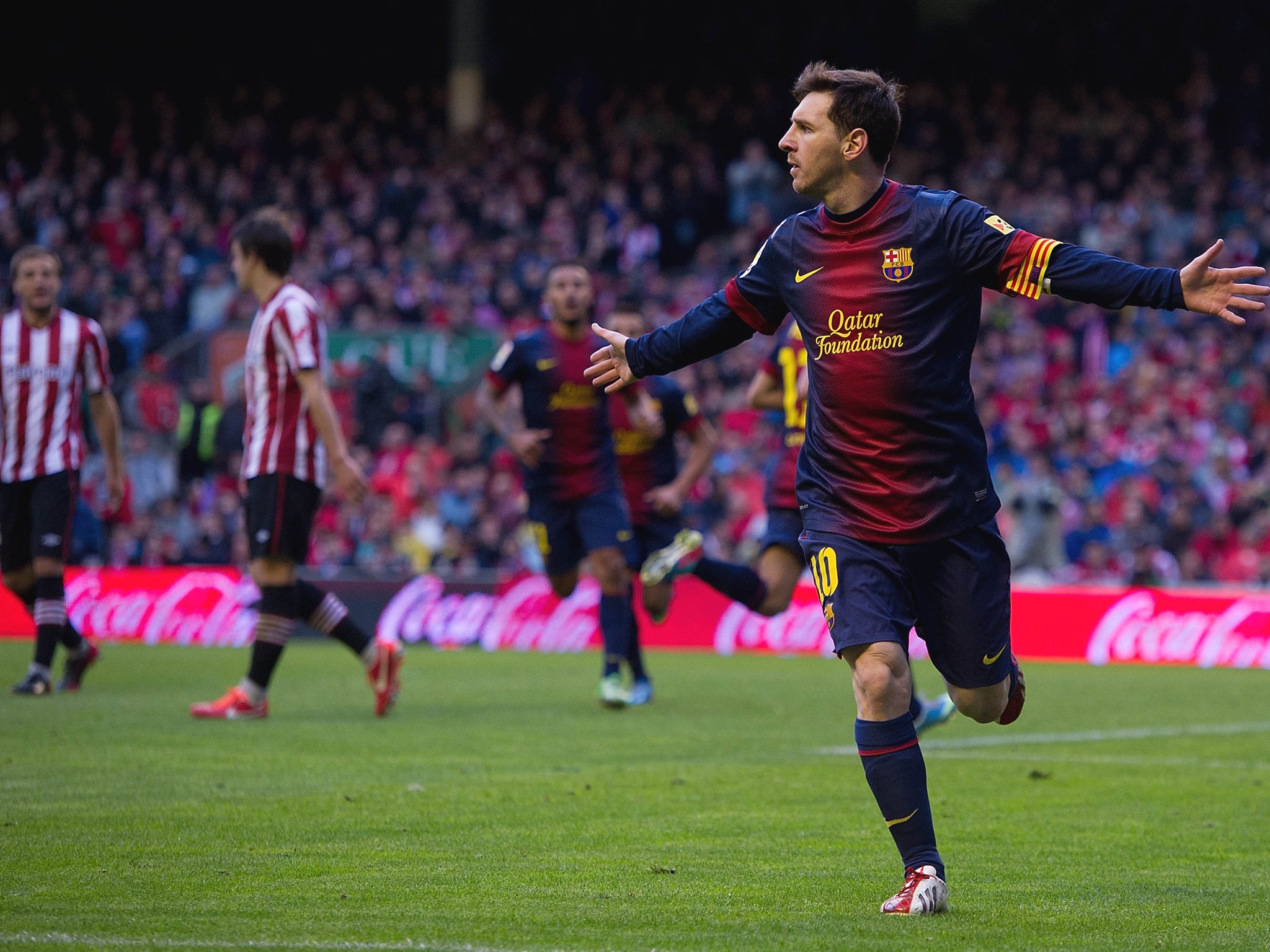 Messi scored against Athletic Bilbao