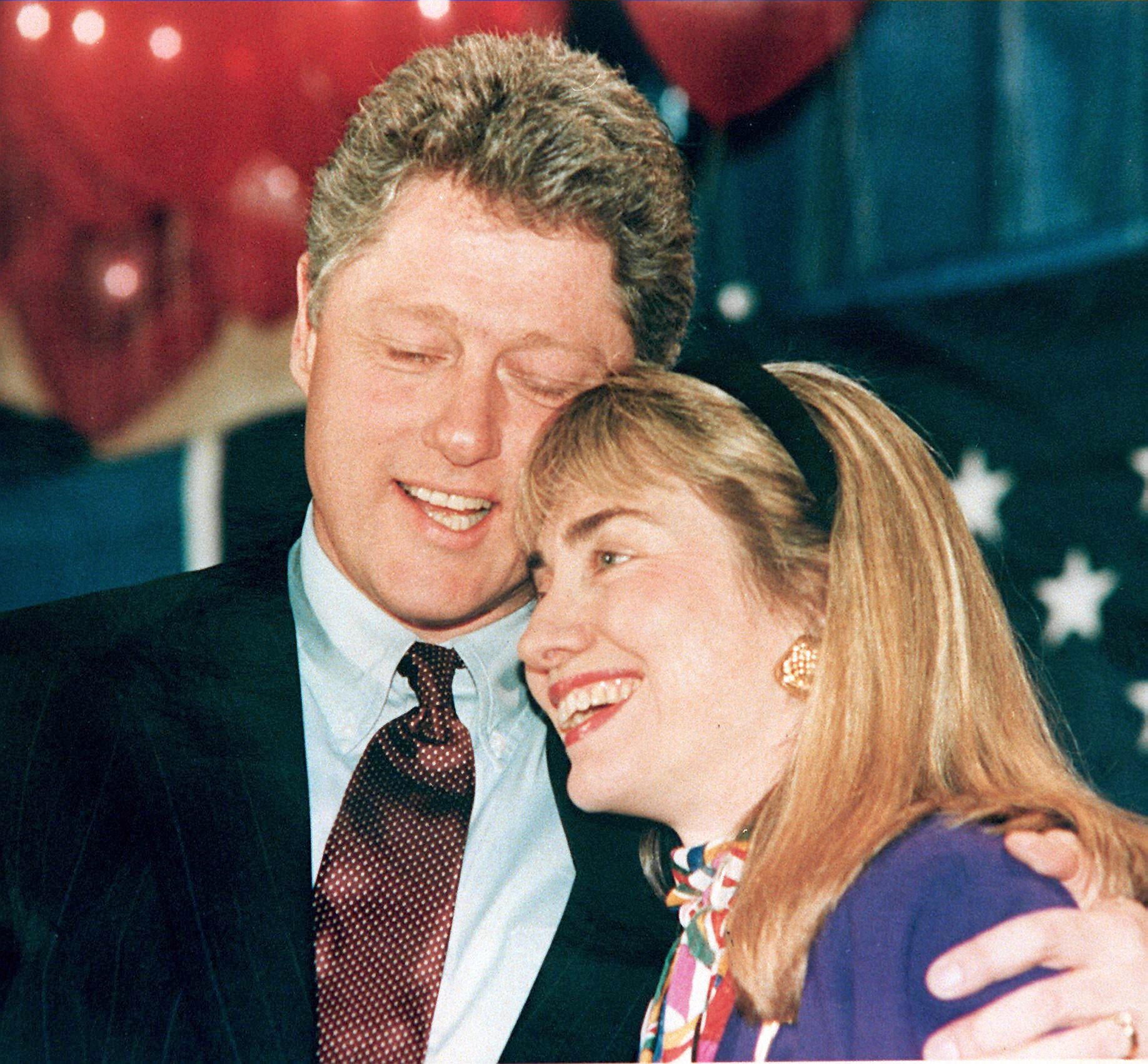 Bill Clinton and Hillary Rodham Clinton in 1992