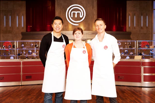 MasterChef 2013 finalists (from left to right): Larkin Cen, Natalie Coleman and Dale Williams