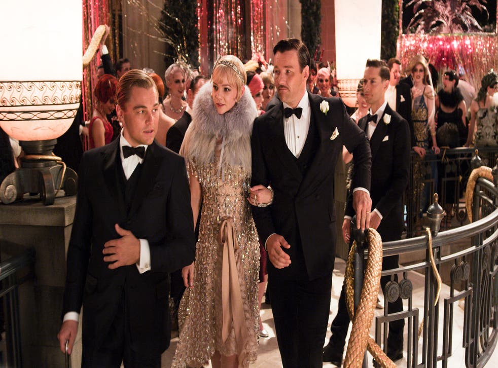 Jay Gatsby (Leonardo DiCaprio) and Daisy Buchanan (Carey Mulligan) in The Great Gatsby
