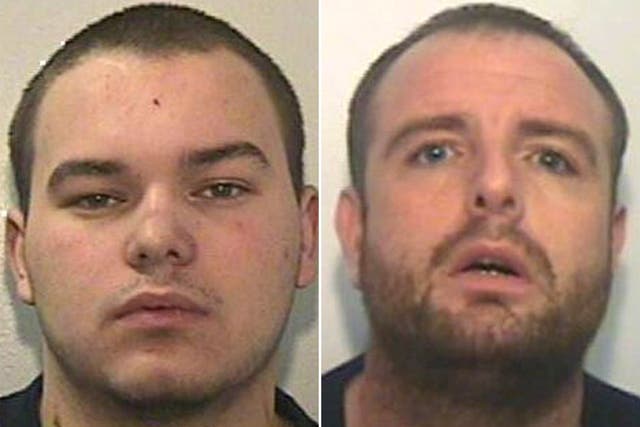 Ryan MacDonald and Stevie McMullen were freed in Salford on their way to Manchester Crown Court