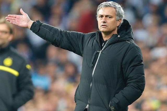 Mourinho watches on as his Real Madrid side failed to overturn the three-goal deficit