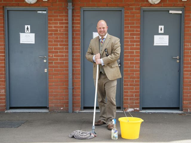 Ukip town councillor Peter Reeve is a volunteer loo cleaner for Ramsey's public toilets