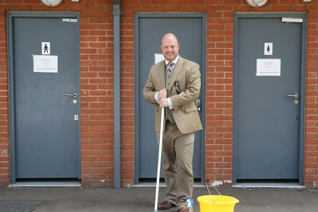 Ukip town councillor Peter Reeve is a volunteer loo cleaner for Ramsey's public toilets