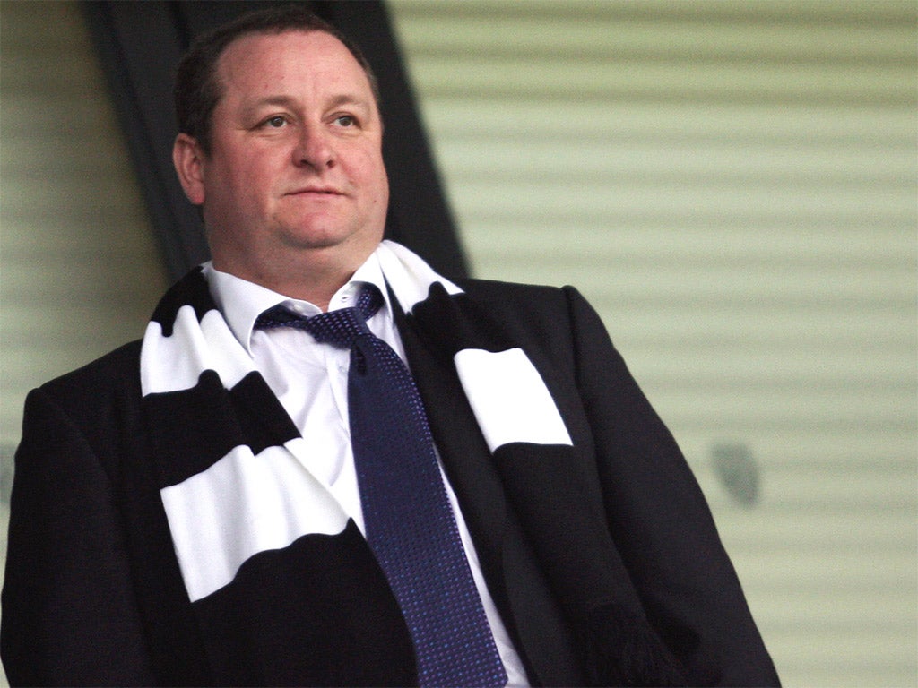 Driven: Mike Ashley has built
his sport retail group by buying up rivals and brands