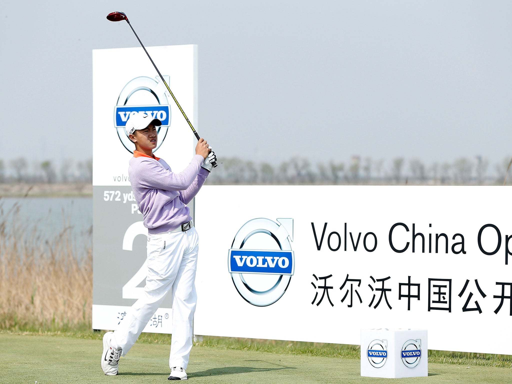 Struggle: Ye Wo-cheng became the youngest player in European Tour history