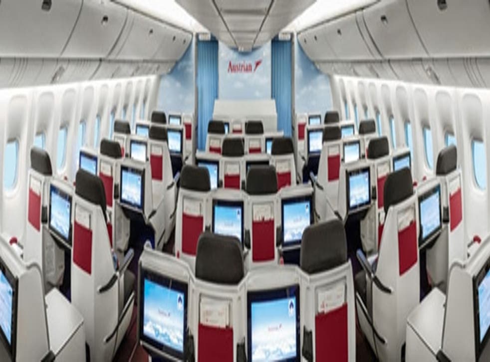 First Class on one of Virgin Atlantic's flights