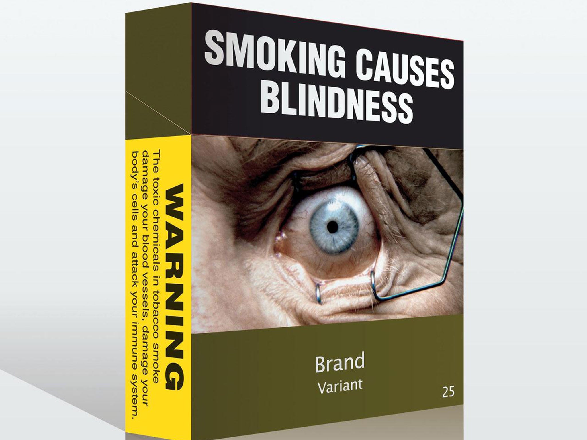 The Australian government has proposed these 'plain-packaged' cigarettes, which would be a world-first. Doctors in Britain have condemned the British government's delay in introducing similar plain packaging for tobacco products