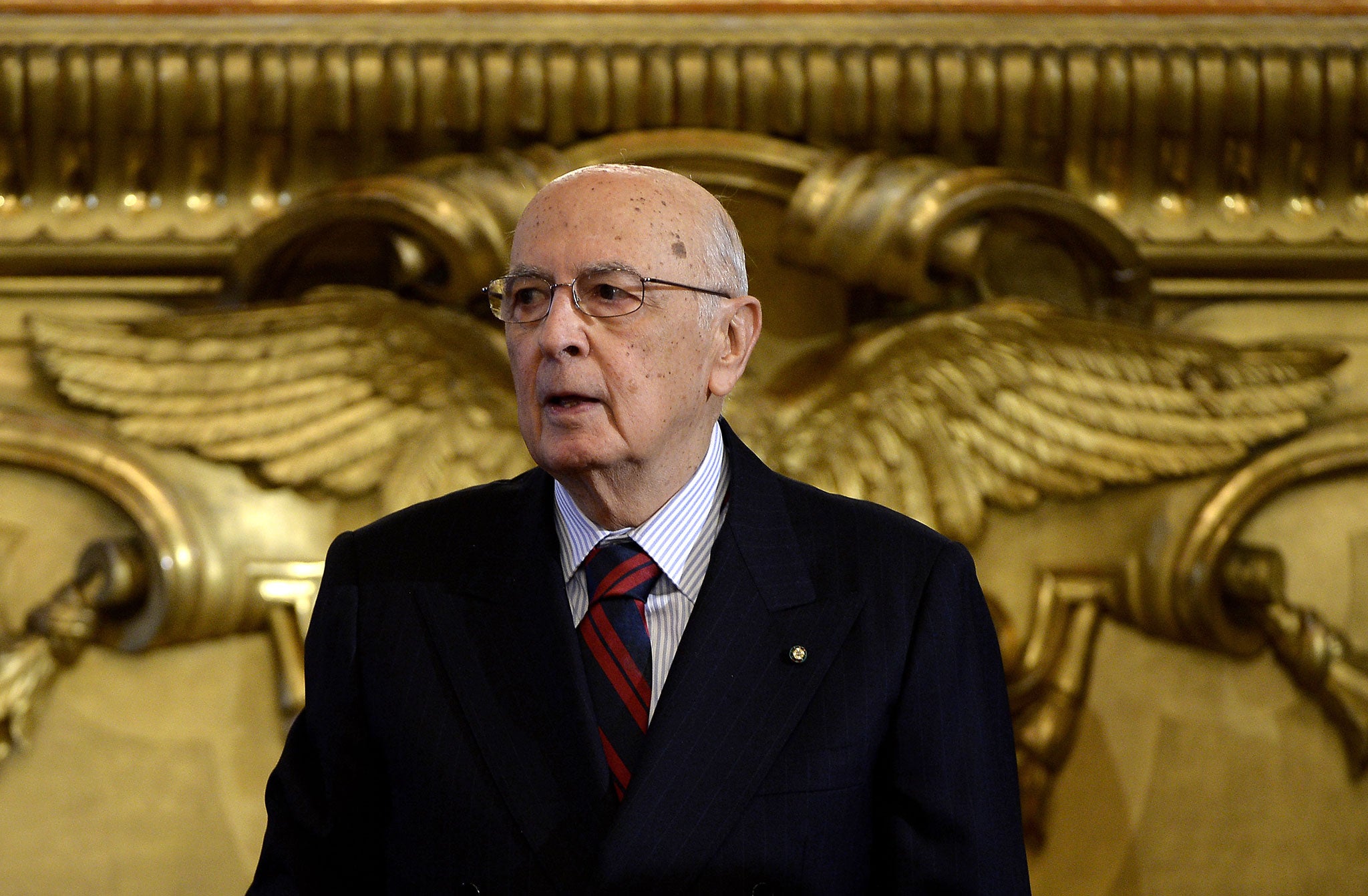 Italian President Giorgio Napolitano has taken on the gravitas of a king during his country's political crisis