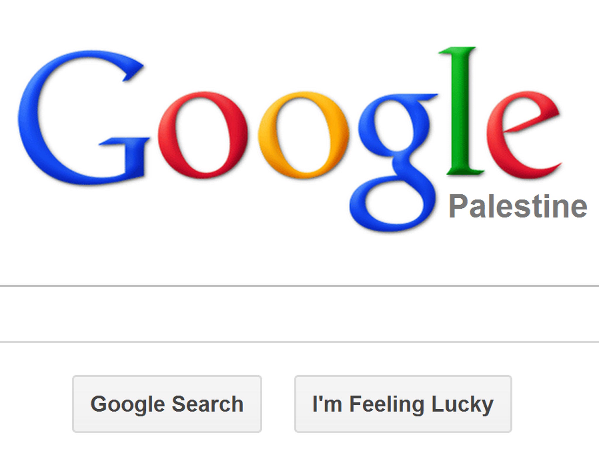 Google has changed the designation on its Palestinian site from "Palestinian Territories" to "Palestine"