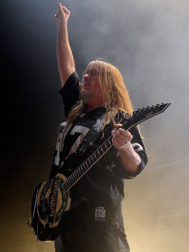 Hanneman: much admired by other heavy metal guitarists