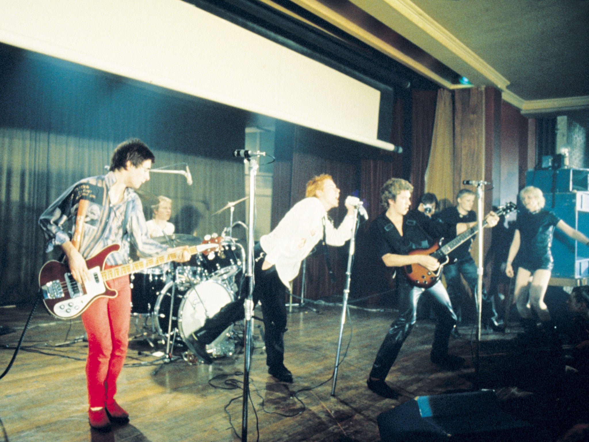 The Sex Pistols on stage at the ULU back in 1976