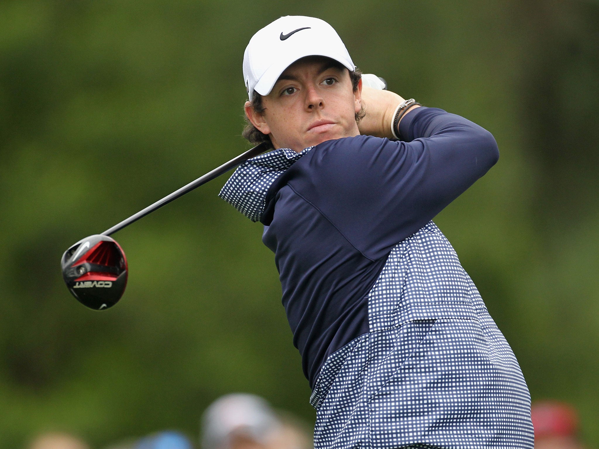 Rory McIlroy is in contention for victory at Quail Hollow