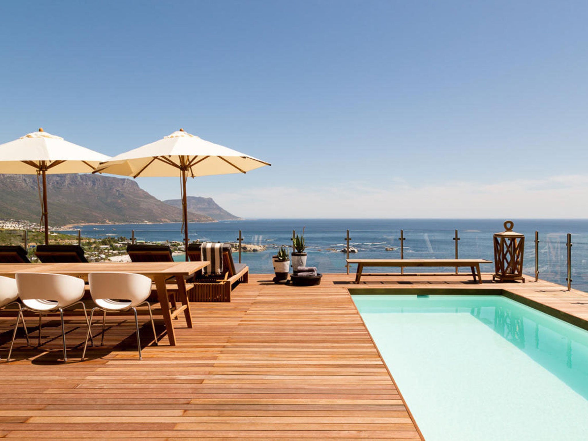 Point of view: The deck and pool