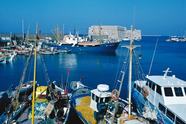 Crete escape: Heraklion harbour