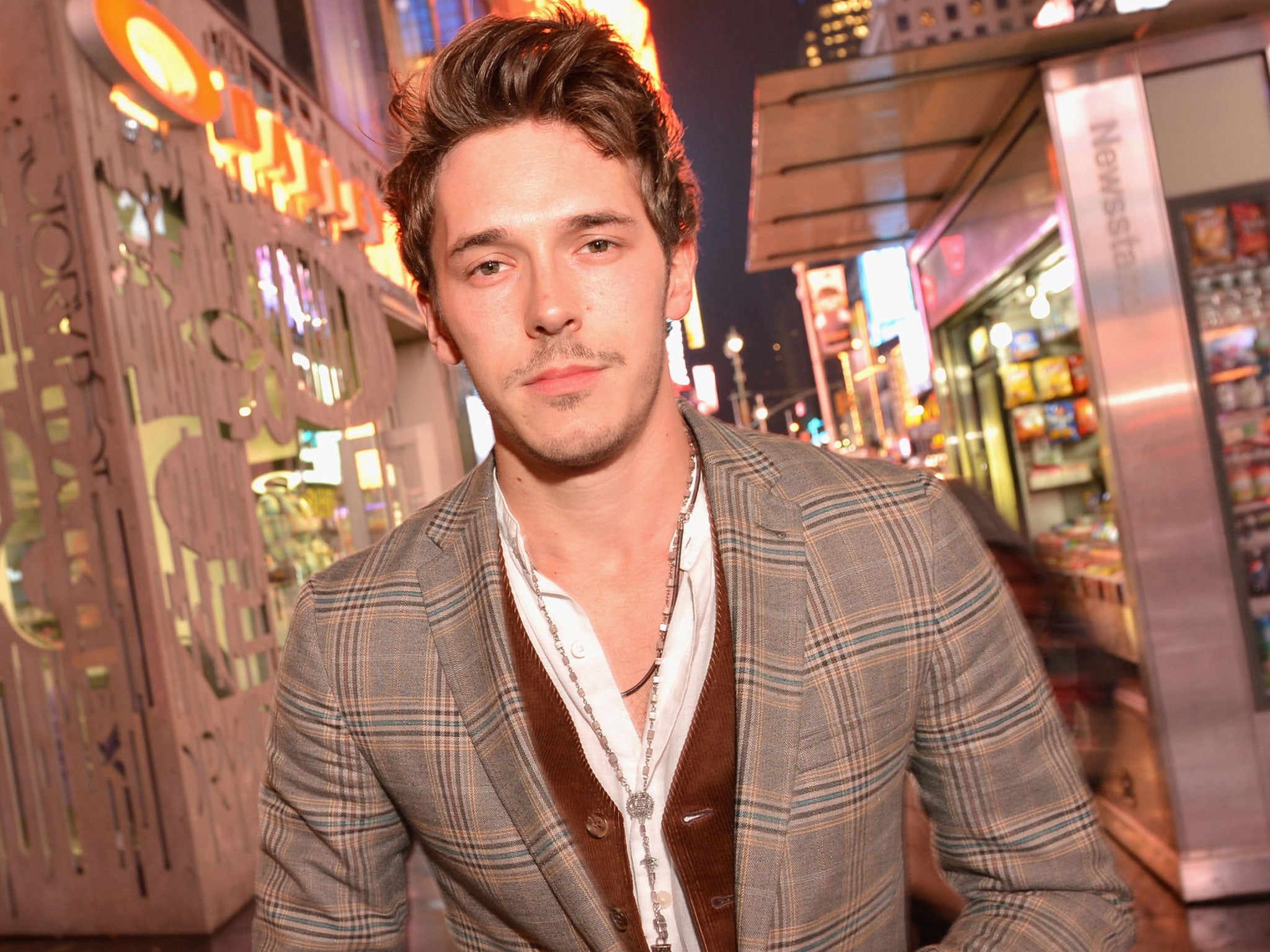 Persuasive: Sam Palladio plays a country singer in Nashville