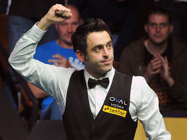 Ronnie O’Sullivan brushed aside the challenge of Judd Trump