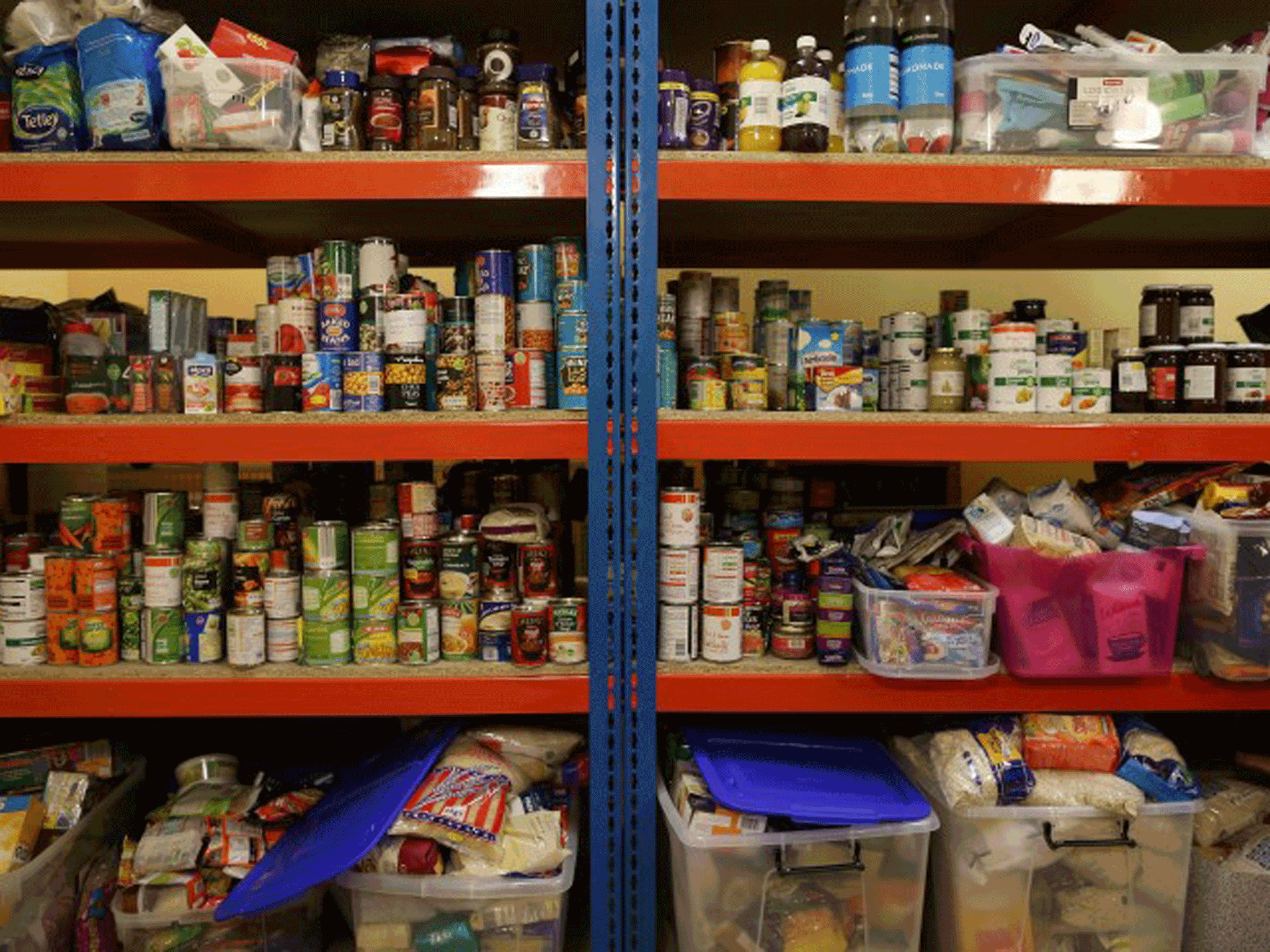 Food banks are busy in sign of return to a Dickensian world