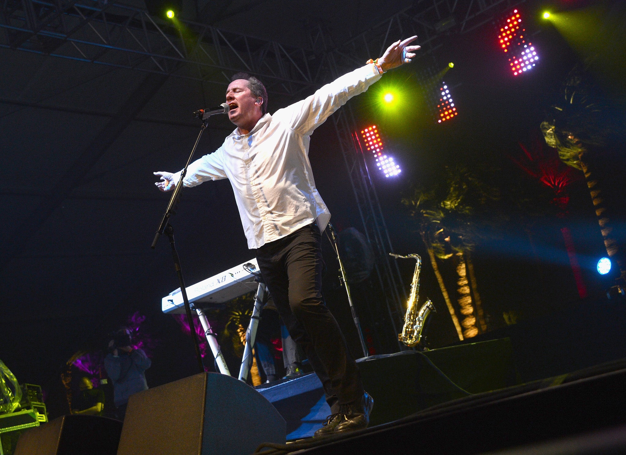 Orchestral Manoeuvres performing at Coachella 2013
