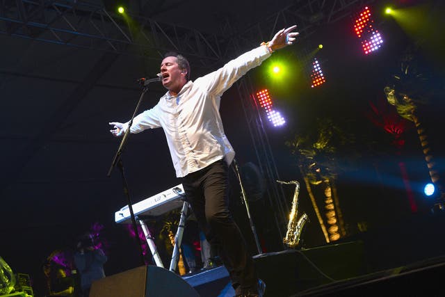 Orchestral Manoeuvres performing at Coachella 2013