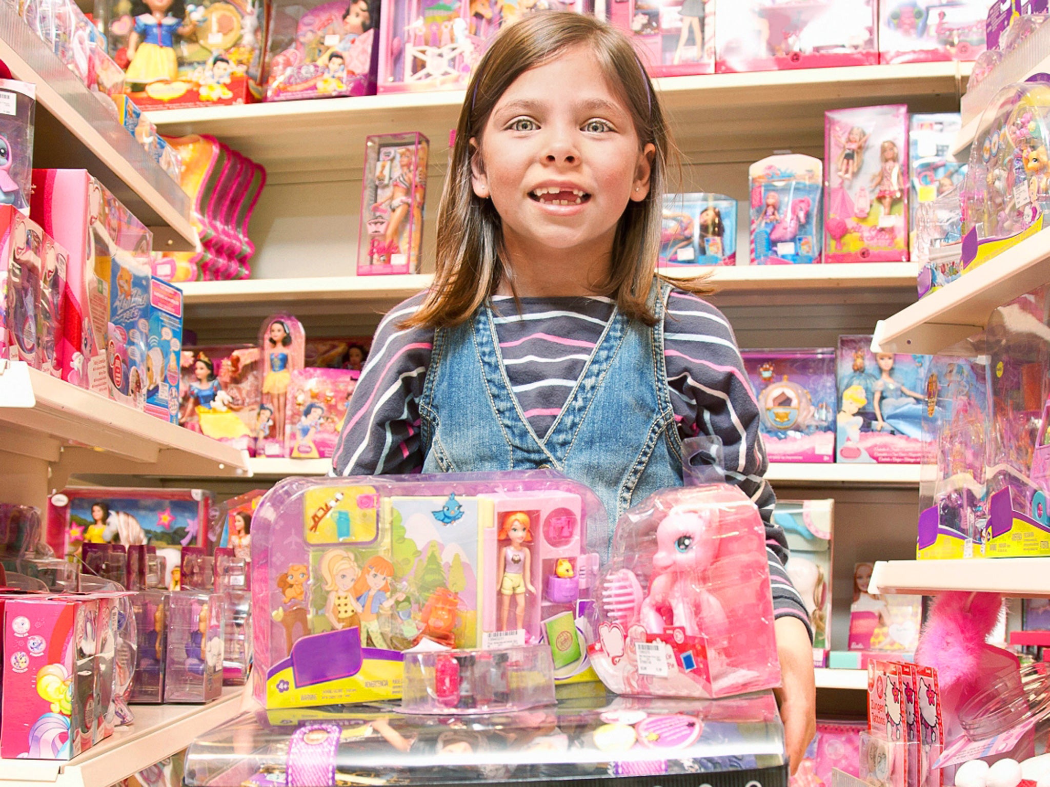 You're kidding: shops often sort toys into 'boy' and 'girl' aisles