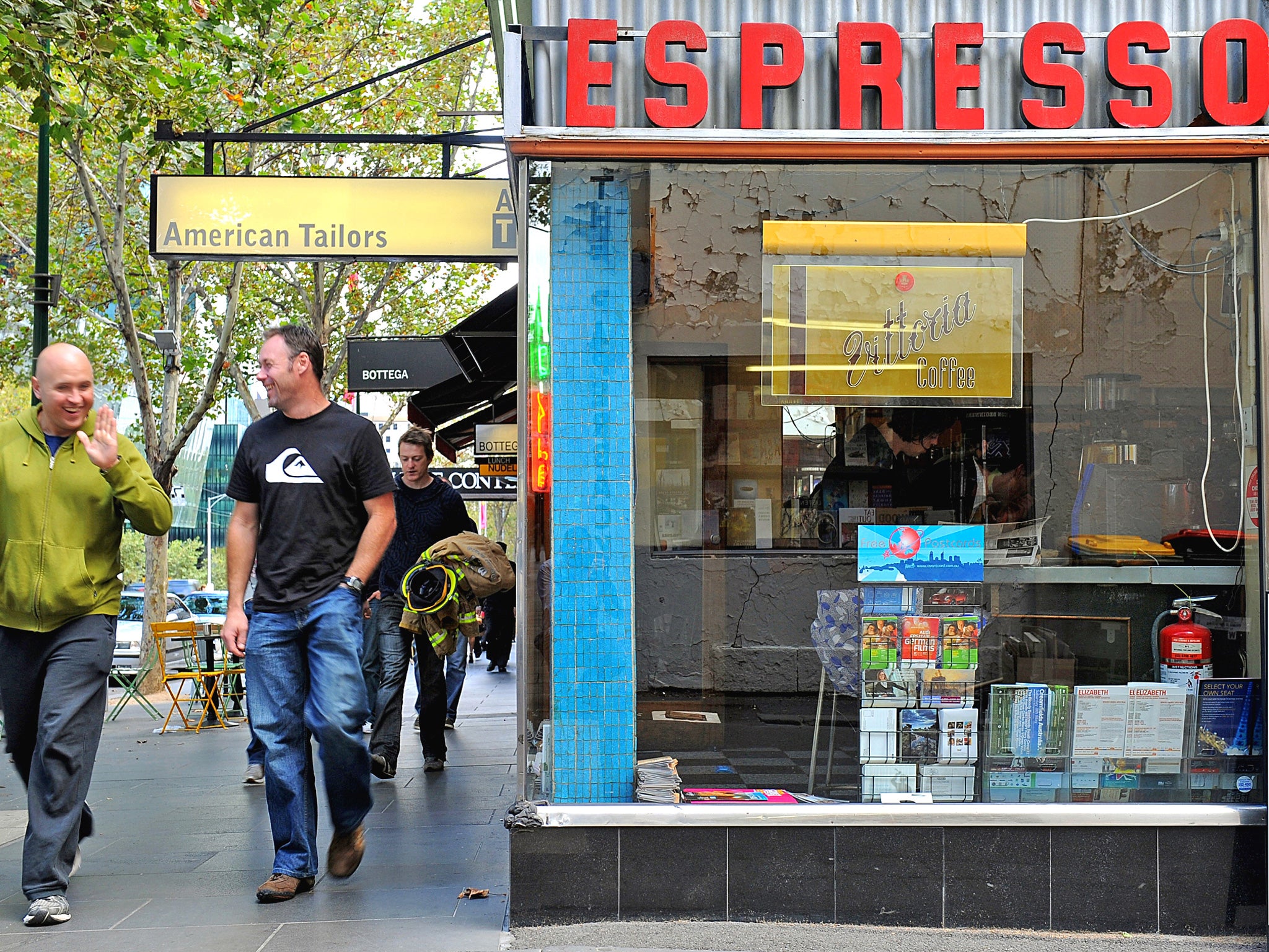 Drink up: Pellegrini's Espresso Bar is part of Melbourne's expanding coffee-house scene