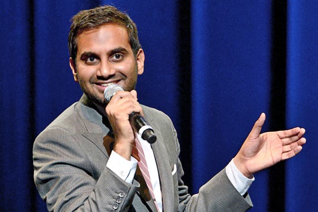 Well suited to the stage: comedian Aziz Ansari 