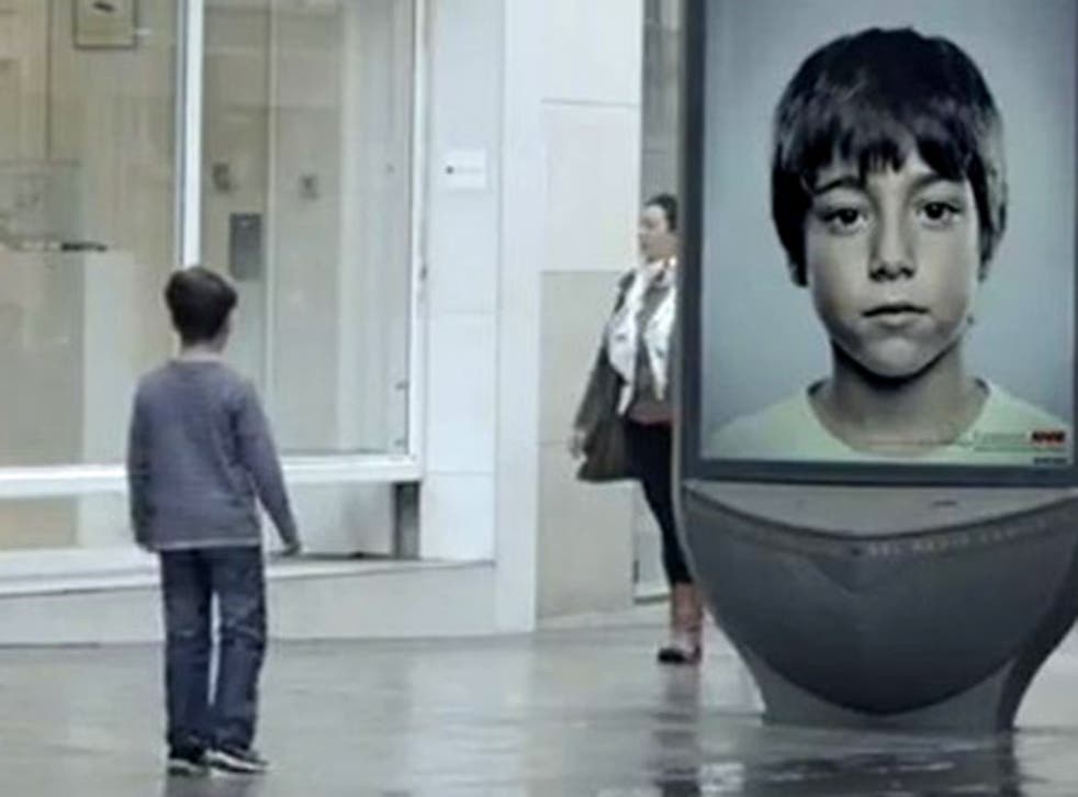 It is hoped that the advert will raise awareness of child abuse