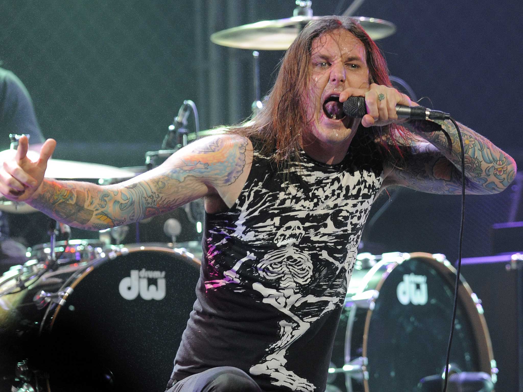 Tim Lambesis, lead singer of As I Lay Dying