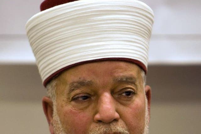 The Grand Mufti of Jerusalem, Mohammed Ahmad Hussein was arrested today