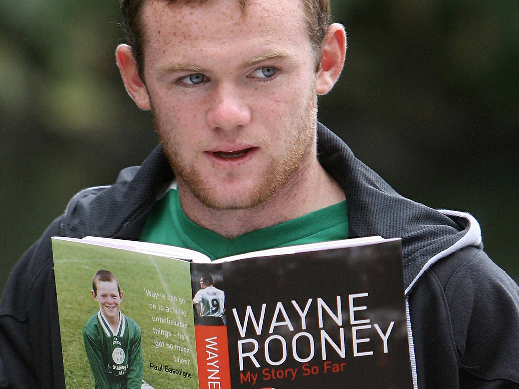 Manchester United striker Wayne Rooney launches his book 'My Story So Far'